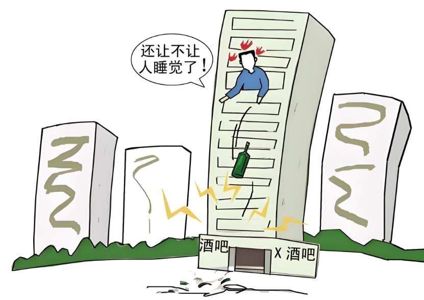 奧斯恩酒吧街噪聲監(jiān)測、 KTV夜間噪聲排污預(yù)警系統(tǒng)方案解決